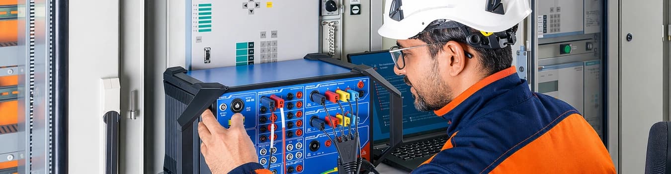 Electrical testing equipment arranged for rental service