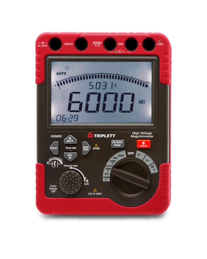 TRIPLETT MG600 HIGH VOLTAGE INSULATION TESTER